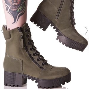 Kendall + Kylie Platform Combat Boot
